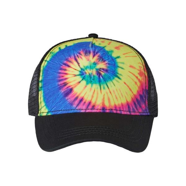 Tie-Dyed 5-Panel Trucker Cap