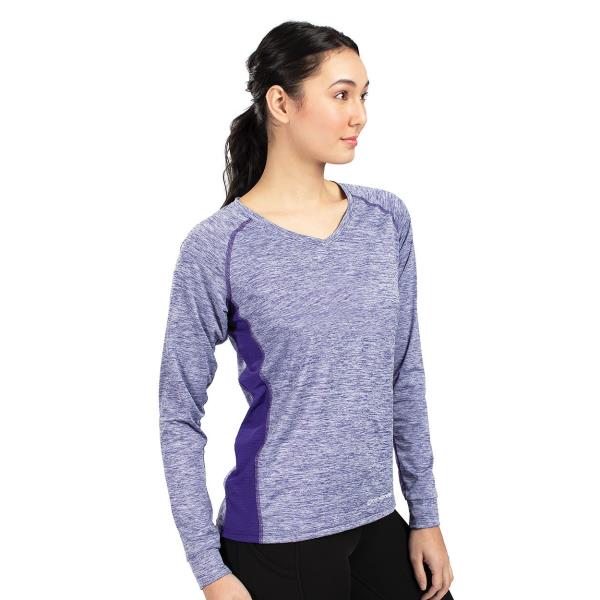 Women's Electrify CoolCoreÂ® Long Sleeve V-Neck T-Shirt