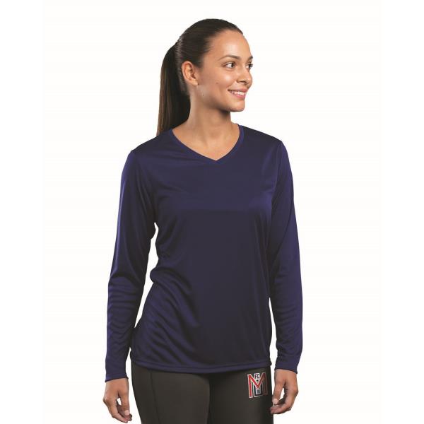 Women's Momentum Long Sleeve V-Neck T-Shirt