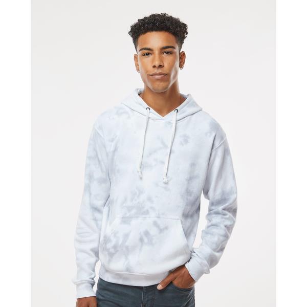 Tie-Dyed Fleece Hooded Sweatshirt