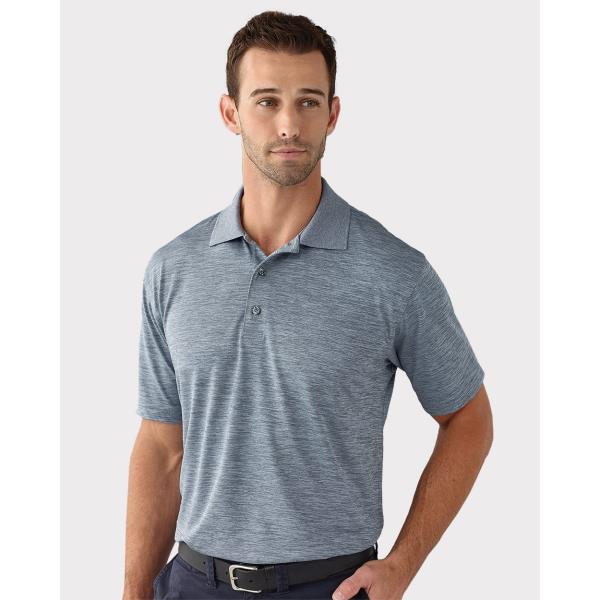 Dakota Striated Heather Polo