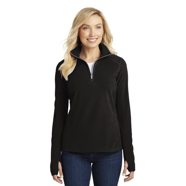 Ladies Microfleece 1/2-Zip Pullover