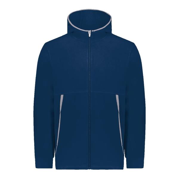 Eco Reviveâ„¢ Youth Polar Fleece Hooded Full-Zip Jacket