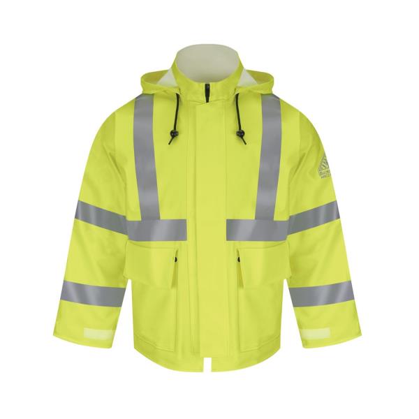 Hi-Visibility Flame-Resistant Rain Jacket