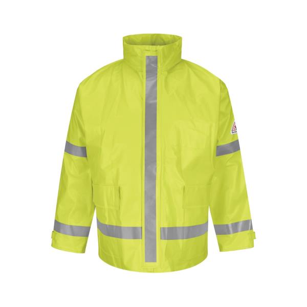 Hi-Visibility Flame-Resistant Rain Jacket