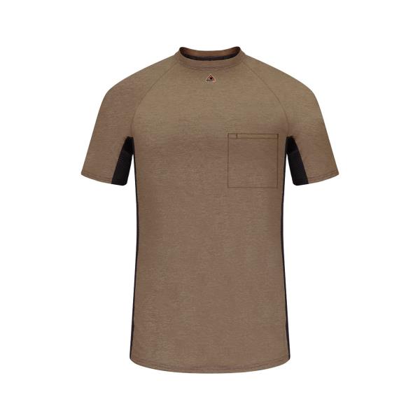 Short Sleeve FR Two-Tone Base Layer with Concealed Chest Pocket- EXCEL FR