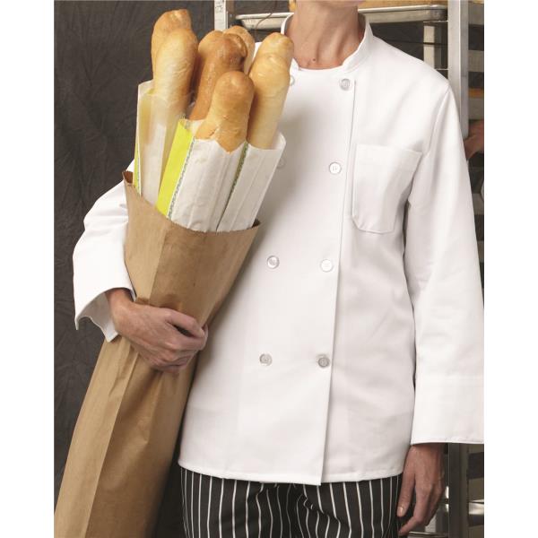 Eight Pearl Button Chef Coat