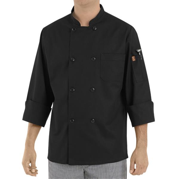 Black Traditional Chef Coat