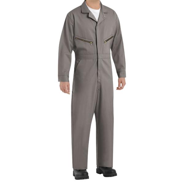 Zip-Front Cotton Coverall Additional Sizes