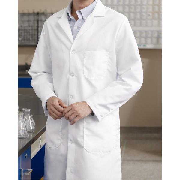 Button Front Lab Coat