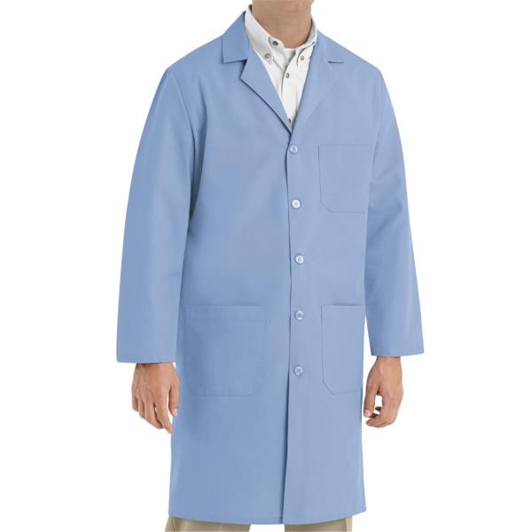 Button Front Lab Coat Extended Sizes