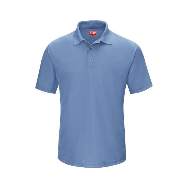 Short Sleeve Performance Knit Gripper-Front Polo