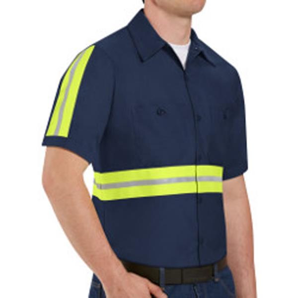 Enhanced Visibility Industrial Work Shirt