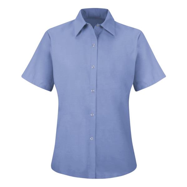 Women's Short Sleeve Specialized Pocketless Work Shirt