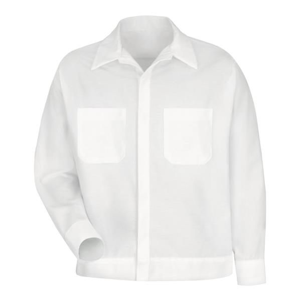 Button-Front Shirt Jacket - Long Sizes