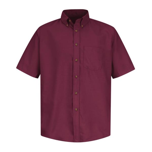 Poplin Short Sleeve Dress Shirt - Long Sizes