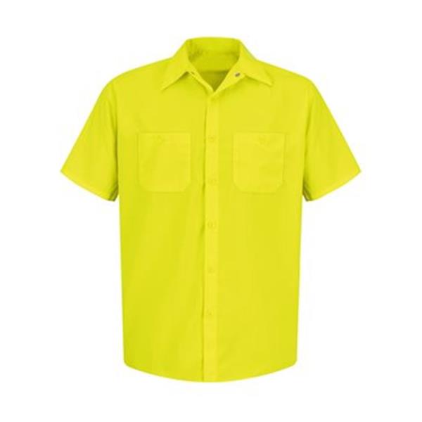 Enhanced Visibility Short Sleeve Work Shirt Tall Sizes