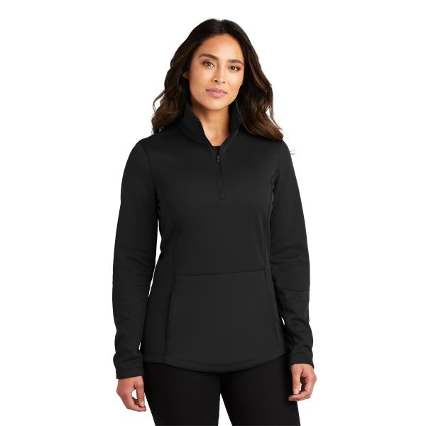 Ladies Smooth Fleece 1/4-Zip