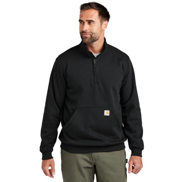 Midweight 1/4-Zip Mock Neck Sweatshirt