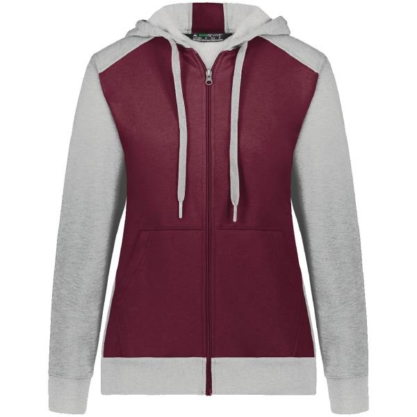 Women's Eco-Reviveâ„¢ Three-Season Triblend Fleece Full-Zip Hooded Sweatshirt