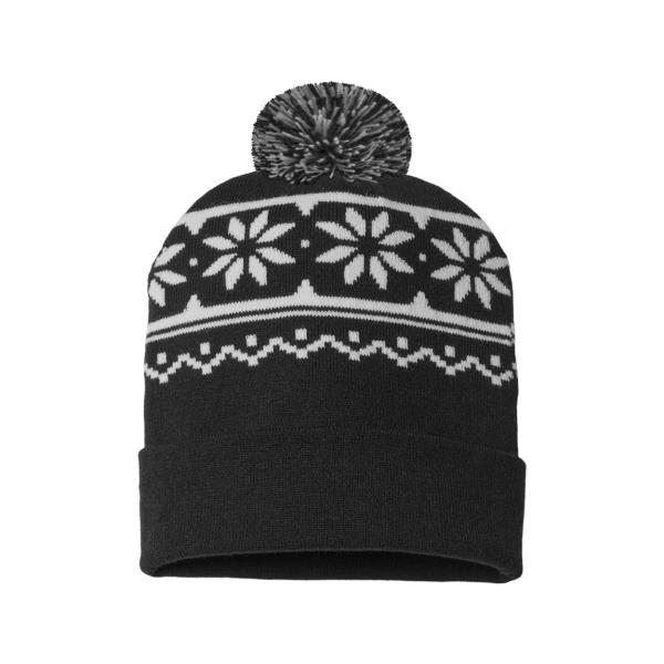 USA-Made Snowflake Beanie