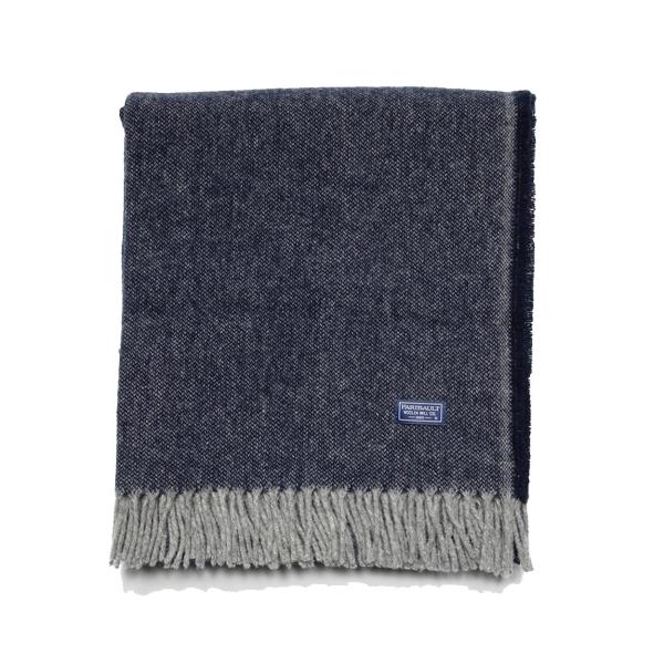 USA-Made Ashby Twill Wool Throw