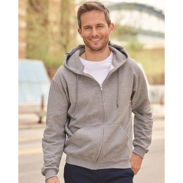 Super Sweats NuBlendÂ® Full-Zip Hooded Sweatshirt