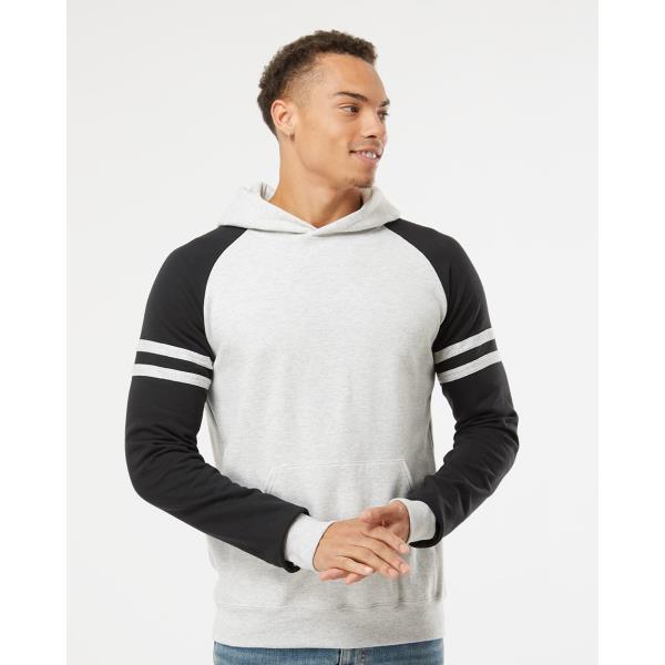 NublendÂ® Varsity Colorblocked Raglan Hooded Sweatshirt