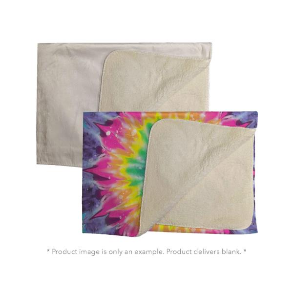 Sublimation Micro Mink Sherpa Plush Blanket
